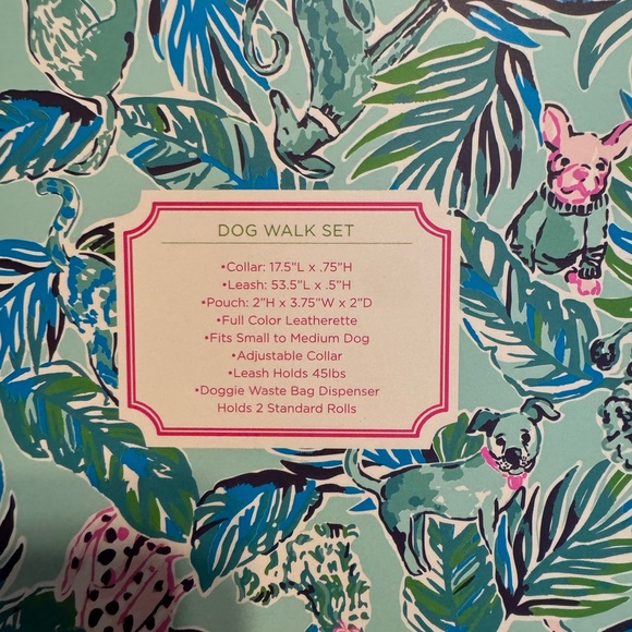 Lily Pulitzer Dog Walk Set - Picture 2 of 2